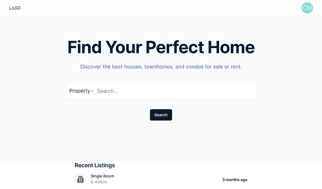House Listings for Rent or Sale